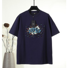FENDI 펜디 650897 코믹스 자수 로고 반팔 2COLOR