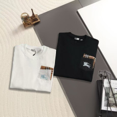 BURBERRY 버버리 650957 EKD 체크 트리밍 로고 반팔