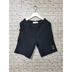 AMI 아미 플리츠 하프 밴딩 팬츠