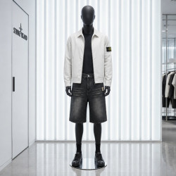 STONE ISLAND 스톤아일랜드 더티 워싱 버뮤다 데님 팬츠 2COLOR