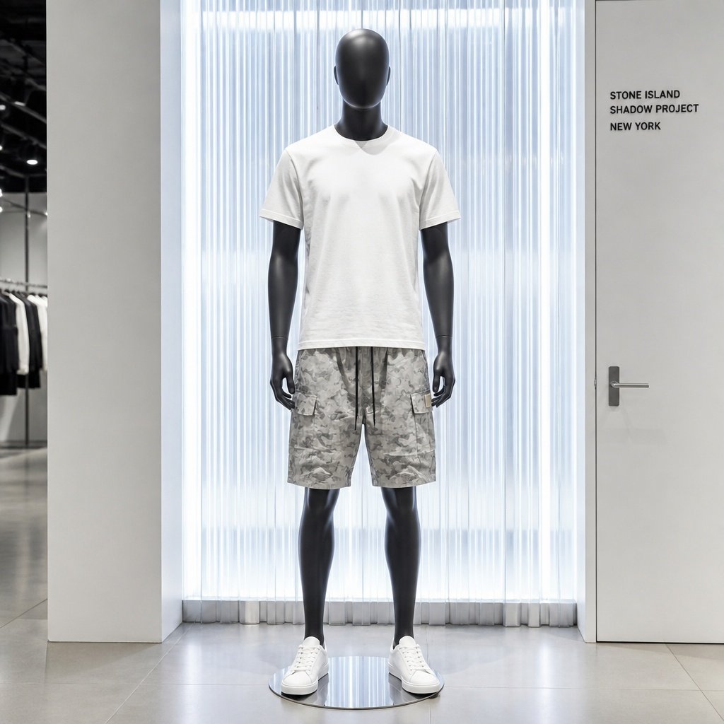 STONE ISLAND 스톤아일랜드 카모 카고 버뮤다 밴딩 팬츠 2COLOR