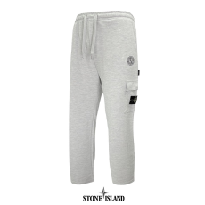 STONE ISLAND 스톤아일랜드 컴퍼스 로고 와팬 카고 세미와이드 핏 밴딩 팬츠 2COLOR