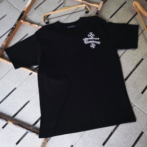 CHROME HEARTS 크롬하츠 플러스 레터링 자수로고  티셔츠