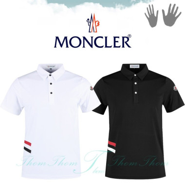 MONCLER 몽클레어 허리 라인 카라 반팔