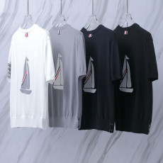 THOM BROWNE 톰브라운 031 요트 사선 니트 반팔