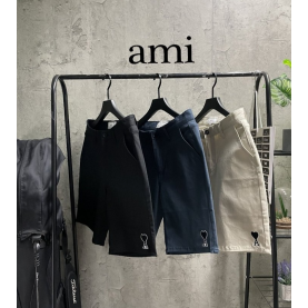 AMI 아미 자수 면팬츠