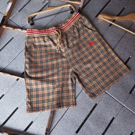 BURBERRY 버버리 기사로고 체크 반바지