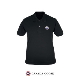 CANADA GOOSE 캐나다구스 버클리 로고 스트레치 코튼 pk 하프 폴로 티셔츠 2COLOR
