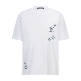 LOUIS VUITTON 루이비통 607040 시그니처 엠브로이더드 반팔 2COLOR