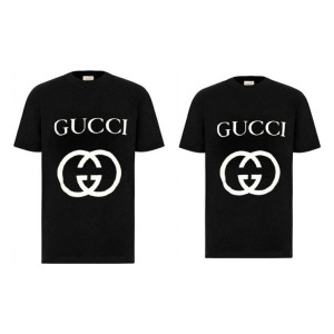 GUCCI 구찌 뉴 빅로고 반팔티