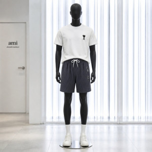 AMI 아미 플리츠 하프 팬츠 3COLOR