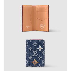 LOUIS VUITTON 루이비통 모노그램 플라워 데님 포켓 오거나이저 M27560