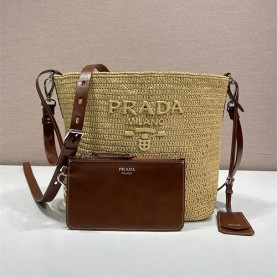 PRADA 프라다 크로셰 스몰 버킷백 1BE105