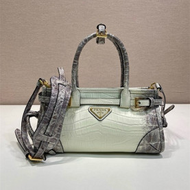 PRADA 프라다 시그니처 미니 토트백 1BA486 2COLOR