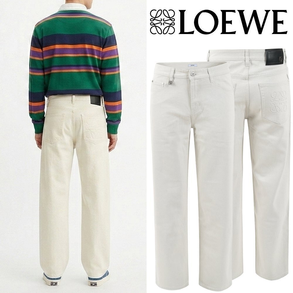 LOEWE 로에베 엠보 스트레이트진