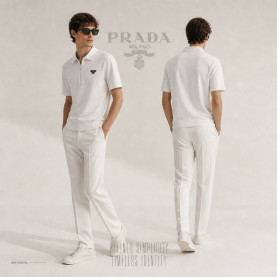PRADA 프라다 반지퍼 카라T 4COLOR