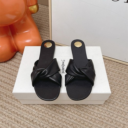 SAINT LAURENT 생로랑 여성용 슬리퍼 Y66362 2COLOR