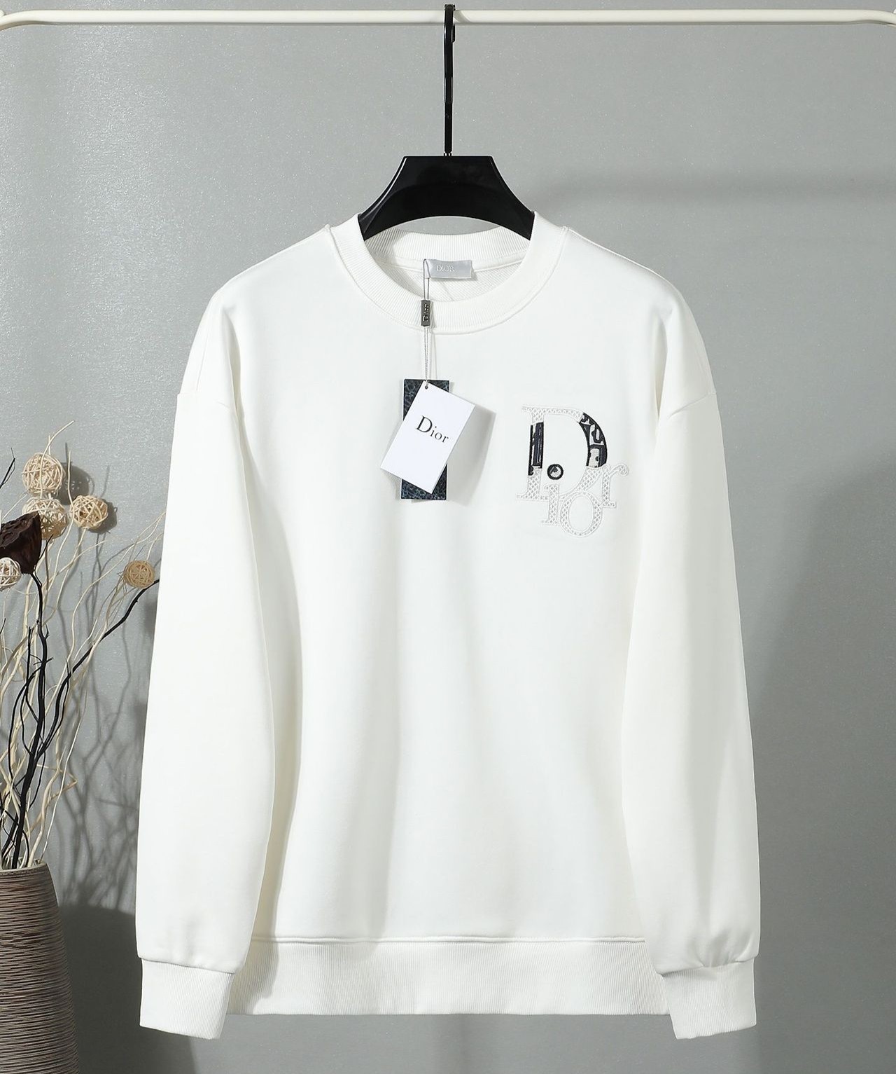 DIOR 디올 60055 CD 꾸뛰르 자수 로고 스웨트 셔츠 2COLOR