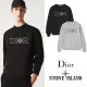 DIOR 디올 X 스톤아일랜드 콜라보 로고 맨투맨
