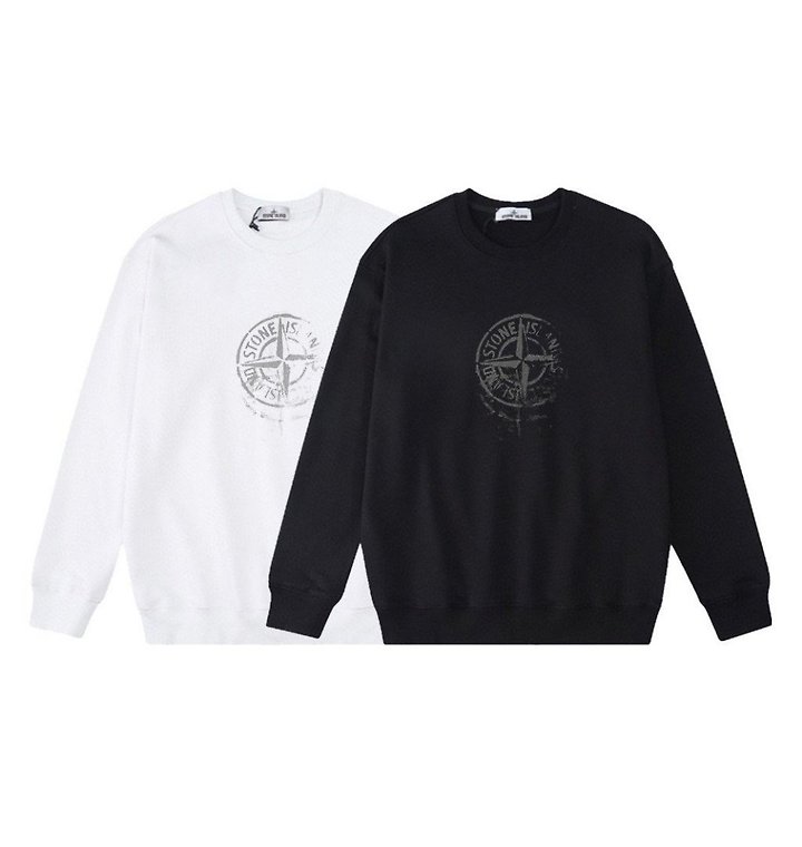 STONE ISLAND 스톤아일랜드 리플렉트 빈티지나염 맨투맨