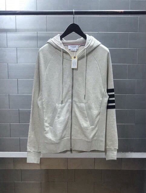 THOM BROWNE 톰브라운 사선완장 집업후드