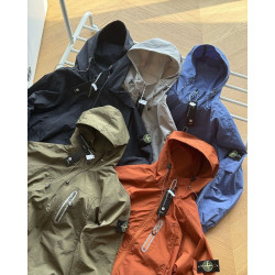 STONE ISLAND 스톤아일랜드 6098 스킨 터치 나일론 가먼트 다이드 후드 자켓