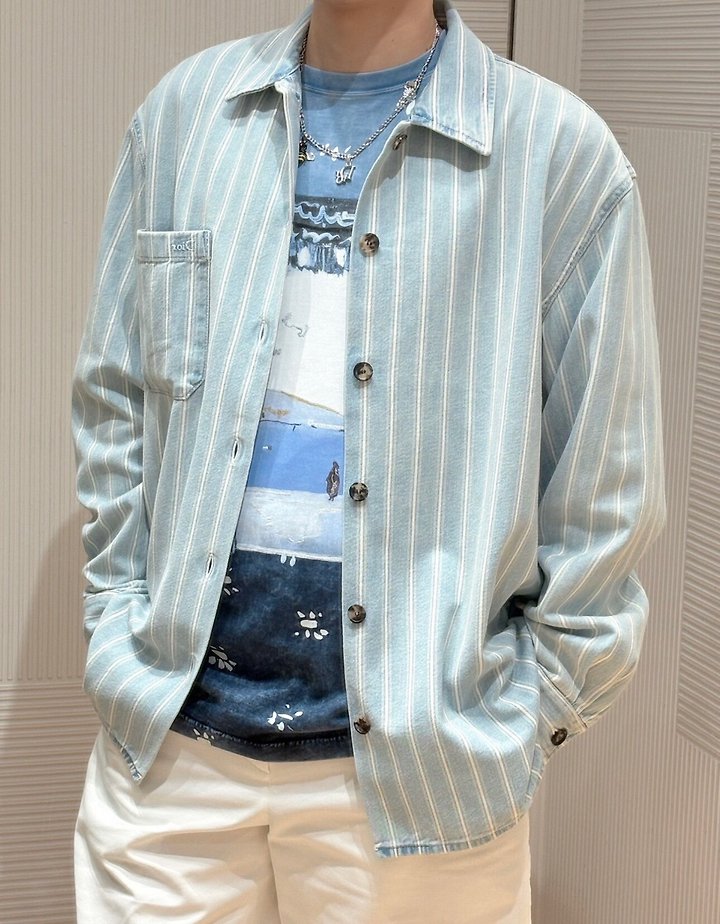 DIOR 디올 스트라이프 셔츠