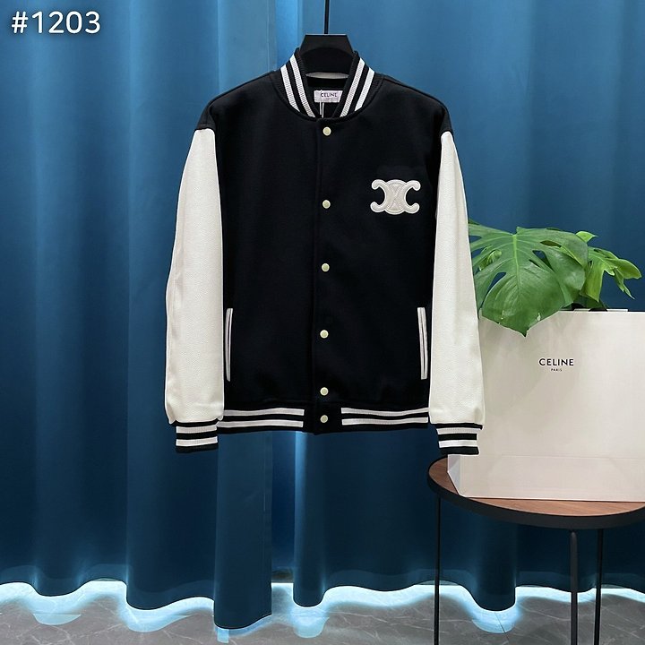 CELINE 셀린느 트리옹프 테디 바시티 자켓