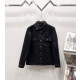 CHROME HEARTS 크롬하츠 블랙 크로스 패치 데님 셔츠 자켓