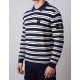 STONE ISLAND 스톤아일랜드 프리미엄 텍스처드 스트라이프 컴퍼스 와펜 니트 3COLOR