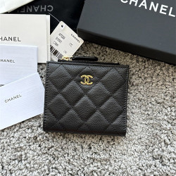 CHANEL 샤넬 캐비어 반지갑 AP3468