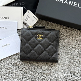 CHANEL 샤넬 캐비어 반지갑 AP3468