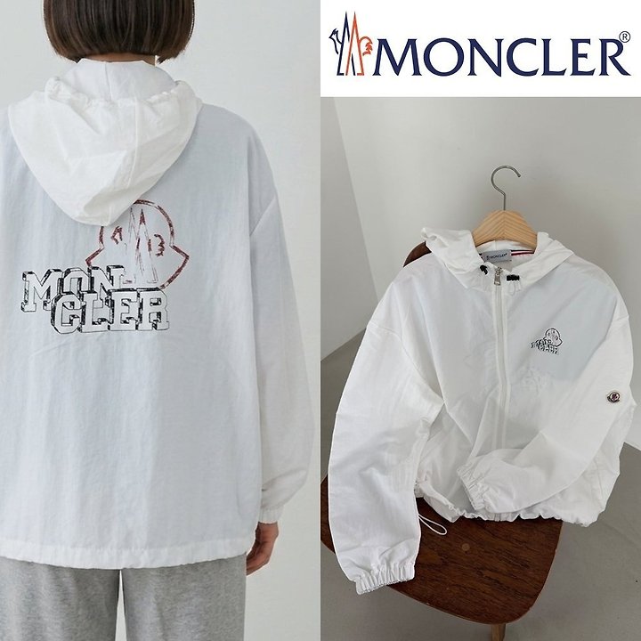 MONCLER 몽클레어 레터링 오버핏 바람막이 자켓 2COLOR