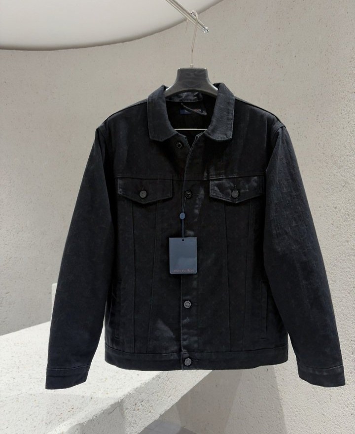 LOUIS VUITTON 루이비통 모노그램 트러커 데님 자켓