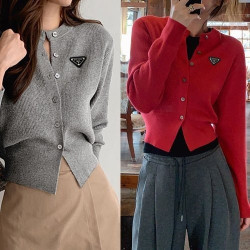PRADA 프라다 라운드 가디건 5COLOR