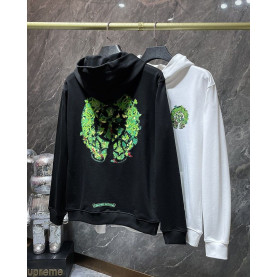 CHROME HEARTS 크롬하츠 7023 플로랄 가든 홀스슈 크로스 후드
