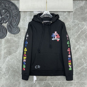 CHROME HEARTS 크롬하츠 7047 멀티 컬러 세메터리 크로스 후드 2COLOR