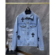 CHROME HEARTS 크롬하츠 7057 세메터리 크로스 데님 자켓