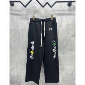 CHROME HEARTS 크롬하츠 7072 매티 보이 링크 사슬 팝아트 일러스트 스웨트 팬츠
