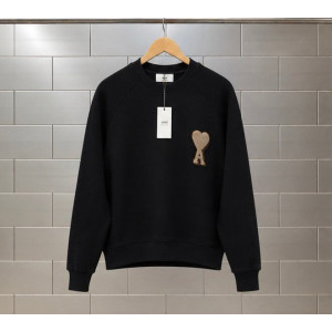 AMI 아미 드꾀흐 테리패치 스웻셔츠