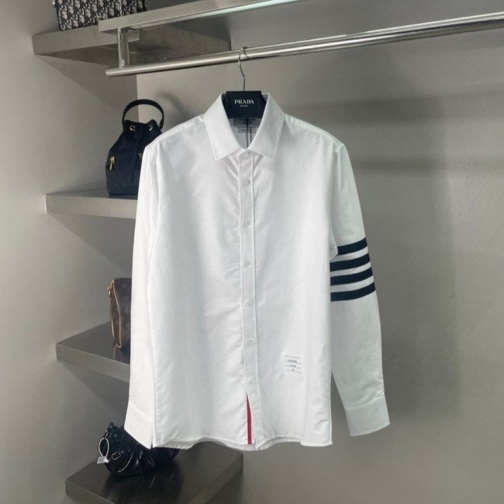 THOM BROWNE 톰브라운 시어서커 완장 셔츠